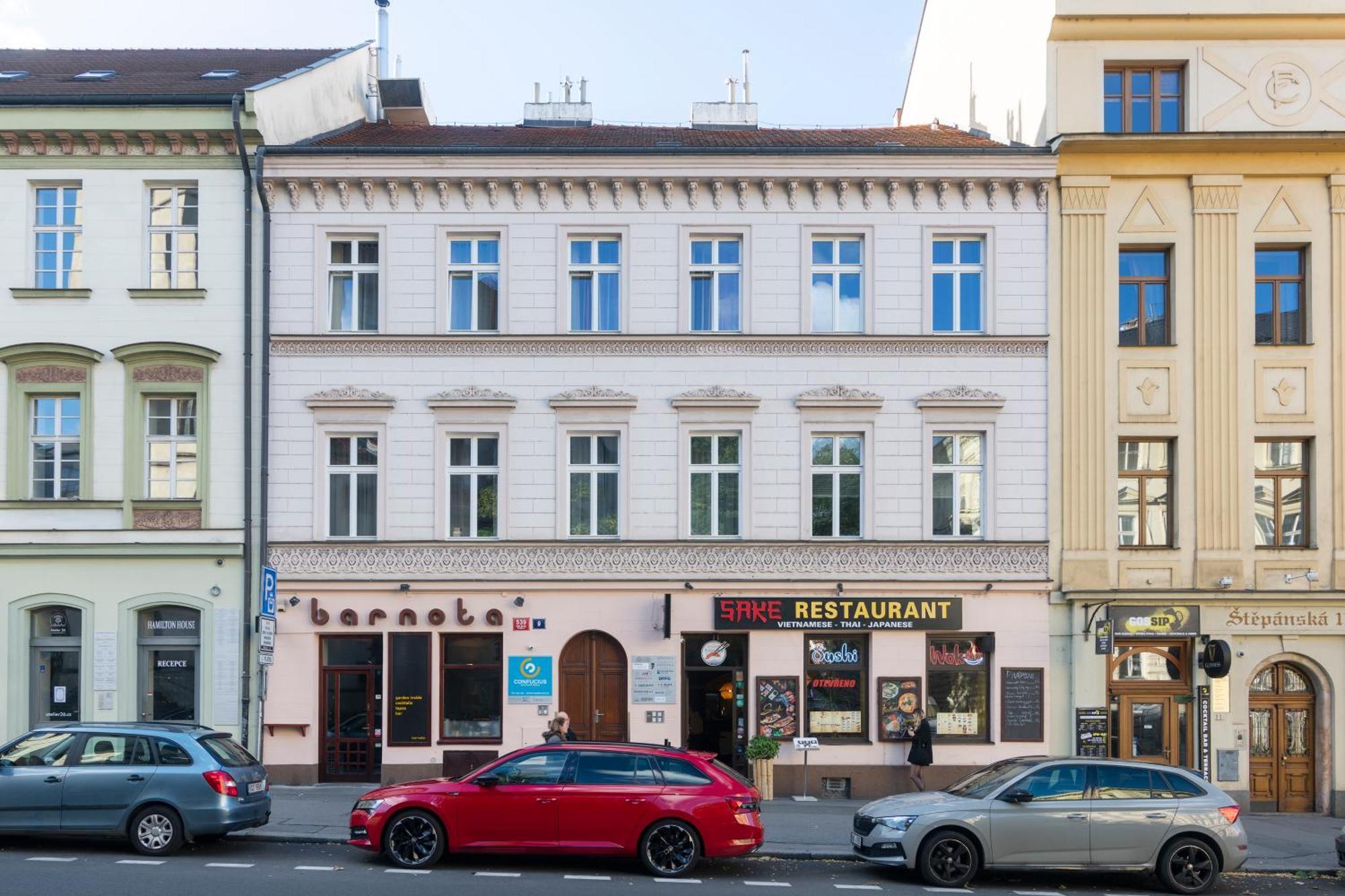 Apartment Stepanska Prága Kültér fotó