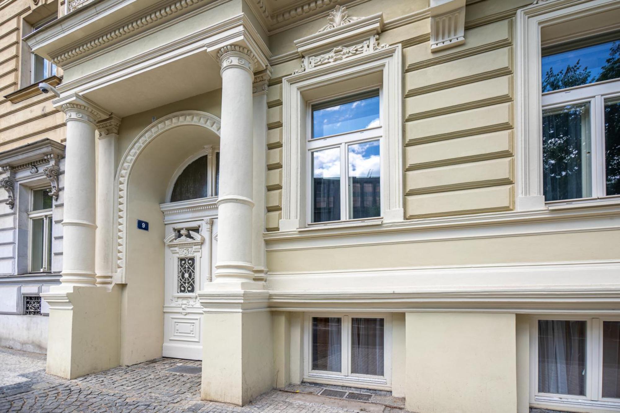 Apartment Stepanska Prága Kültér fotó